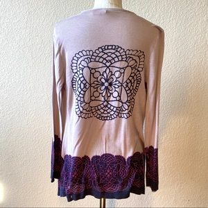 Charlotte silk cardigan